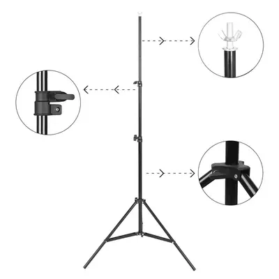 Photography T-shaped Background Stand 2*1.5 Meter T-shaped 150*200CM Background Curtain Set Live Streaming Green Screen Equipment