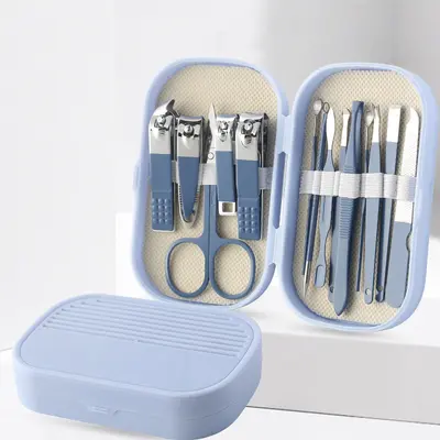 Paslanmaz Çelik Tırnak Makası 14 Parçalı Set Ev Kullanımı Tırnak Bakım Araçları Hazır Stok Toptan Satış Makyöz Seti Tırnak Kesme Aleti - 9