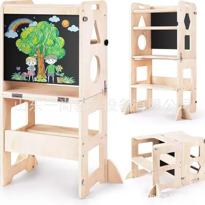 Montessori Learning Tower for Kids, Kitchen and Sink Step Stool - 9