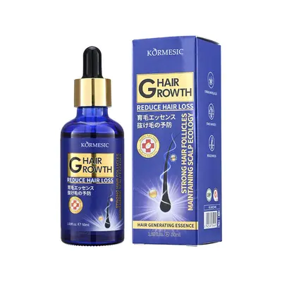 KORMESIC Tam İngilizce Yazılı İpeksi Yoğun Uzun Saç Serumu Hair Growth Sınır Ötesi Dış Ticaret Üretici Toptan