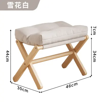 Foldable Foot-Operated Footrest Stool for Living Room and Office - 7