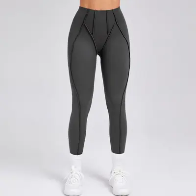 Sport-Yogahose mit 3D-Optik, schmal geschnitten - 9