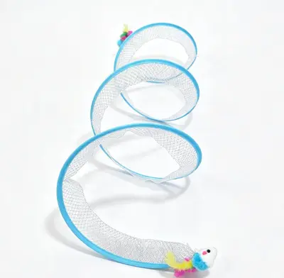 Rainbow Cat Tunnel, Energy-Burning Play Toy for Kittens - 13