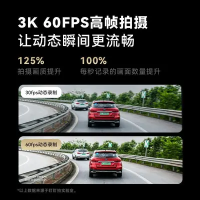 盯盯拍MINI7X行车记录仪4k超清夜视2025新款汽车远程监控前后双摄