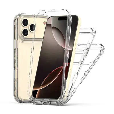 新款使用iPhone17 Pro Max透明手机壳XS Max炫影亚克力四角防摔壳 - 2
