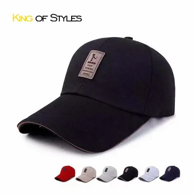 Long visor, everyday duck bill cap, four-season cross-border hat, trending unisex baseball cap for wholesale in spring and autumn.
