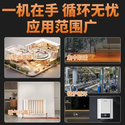 厂家家用热水循环泵暖气锅炉地暖地热管道泵大功率加压泵屏蔽泵