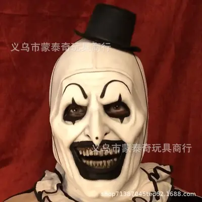 Halloween Horror-Kopfbedeckung Gruselige Clown-Latex-Kopfmaske