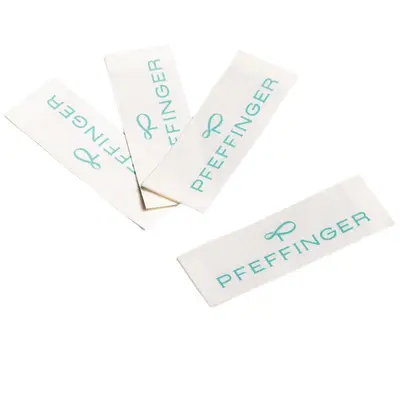 Custom Woven Clothing Labels, Satin Collar Labels, Small Batch