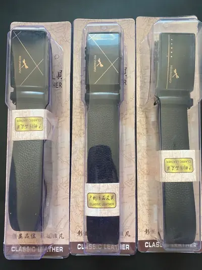 Playboy boxed display leather belt wholesale men's automatic buckle belt plastic box belt street stall business belt for men - 9