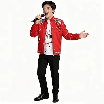 Halloween MJ Tap Dance Performance Costume, Kids Cosplay - 9
