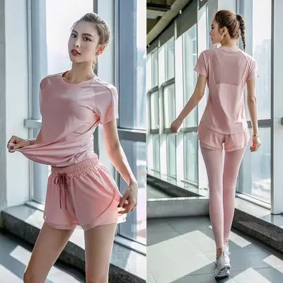 Women's Running and Yoga Outfit, Elastic, Breathable, Quick-Drying - 3