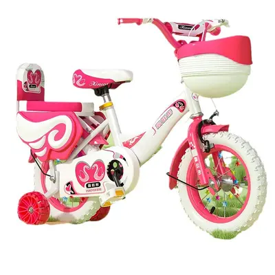 Foldable Children's Bicycle with Training Wheels, Ages 3-9 - 6