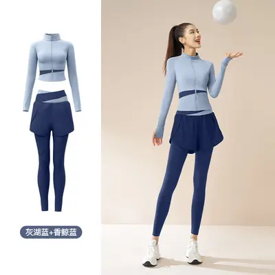 Juyitang Herbst-Winter Sportkleid, schlanke Yoga-Bekleidung - 7