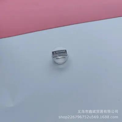 Transparent Cone-Shaped Shoe Buckle, Printed Decorative, DIY Accessory - 7