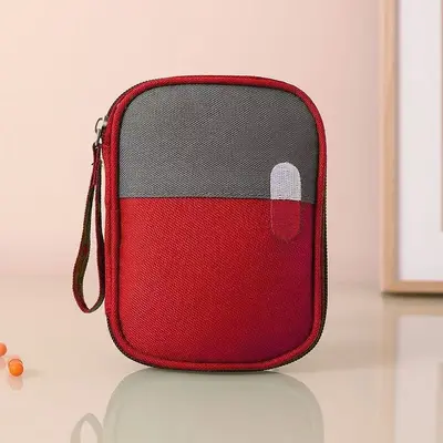 Medizinische Notfalltasche zur Seuchenverhütung, tragbar, für Zuhause und Internat, Aufbewahrungsbox für Medikamente, großvolumige medizinische Notfalltasche, Insulinbox - 12
