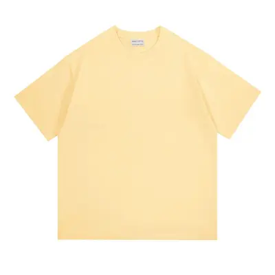 New 260g Heavyweight Men's T-Shirt Pure Cotton Short Sleeve Solid Color Summer Versatile Drop Shoulder Undershirt Men's T-Shirt Wholesale - 13