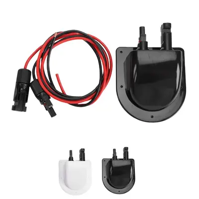 Solar-Anschlussdose für Wohnmobildach, ABS, mit 13AWG MC4-Kabel - 2