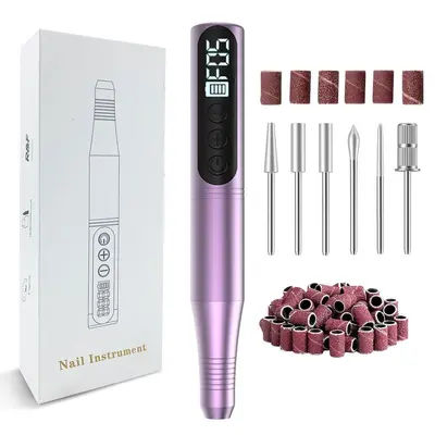 Cross-border Professional Nail File Electric Nail Drill Manicure Grinding Polisher Nail Filing Pen Nail Art Grinding Machine - 6
