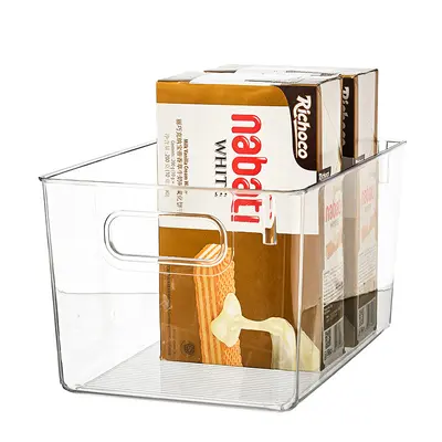 Refrigerator storage boxes PET transparent, 8-piece set for fresh produce - 7