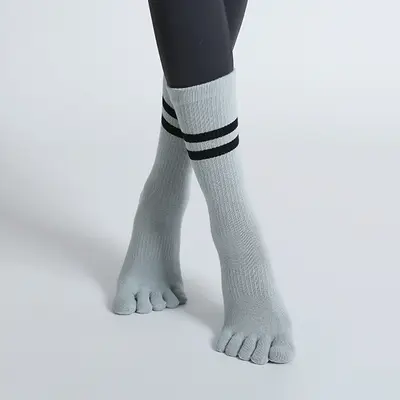 Women's Non-Slip Five-Toe Yoga Socks - 12