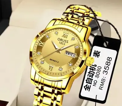 Schweizer Marke Automatische Uhr mit Leuchtzeiger, Datumsfenster, Herrenuhr, koreanischer Stil, Paarvariante, nicht mechanisch, Damenuhr für Schüler, wasserdicht - 12