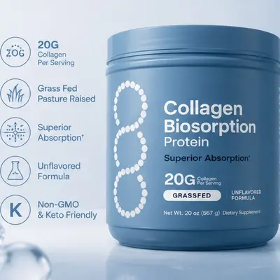 Grass-Fed Collagen Dietary Powder, COA, MSDS and FDA Documents Available - 4