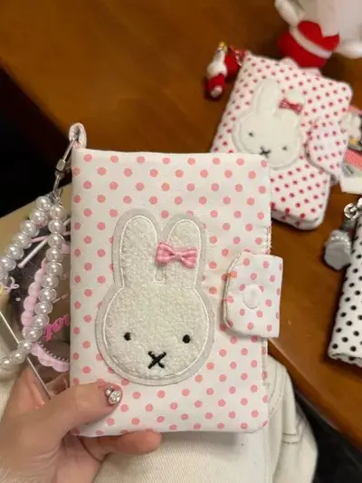 Hasen-Reiseorganizer-Tasche mit Pünktchen-Muster