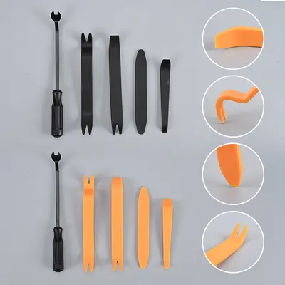 4-Piece Car Audio Disassembly Pry Tool Set, Dash Cam Wire Routing