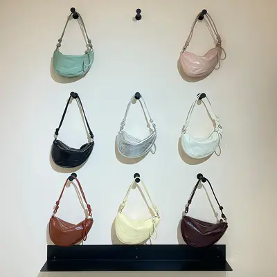 Genuine Cowhide Leather Women's Bag, Oiled Leather, Shoulder and Crossbody