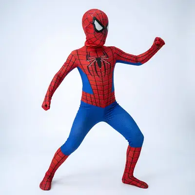 Örümcek Adam tulum kostüm, çocuk ve yetişkin erkek model