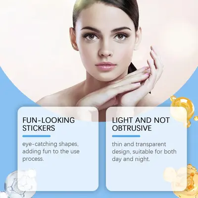 OUHOE Star-Shaped Acne Patches, Gentle Cleansing Daily Facial Pimple Covering Care Patches