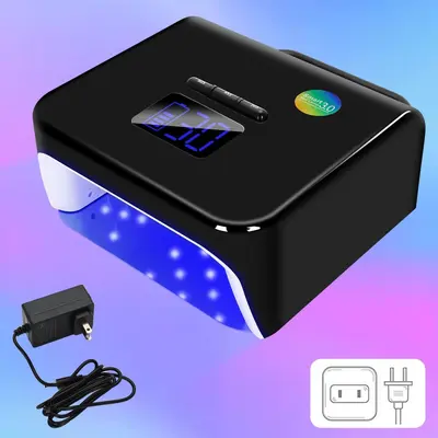 Sınır ötesi yeni ürün 220W tırnak jeli kürleme lambası kablosuz güç depolama tırnak fototerapi makinesi led tırnak pişirme lambası kurutma