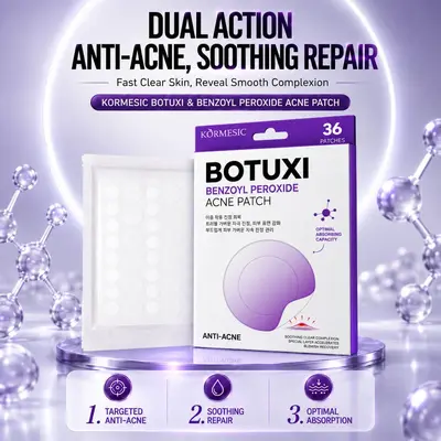 Salisilik asit sivilce yaması KORMESIC Acne patch emici, ince ve görünmez sivilce yaması toptan ihracat