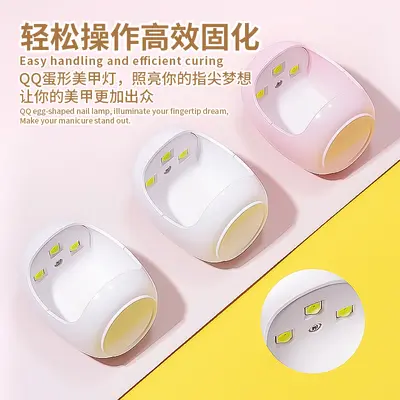 Mini tırnak UV lambası, USB şarjlı, taşınabilir - 3