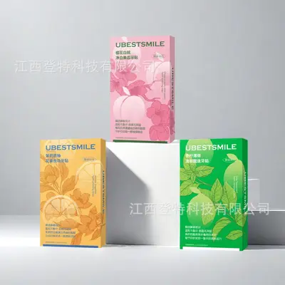 Fruit-Flavored Teeth Whitening Strips, Multiple Flavors, Fresh Breath - 4