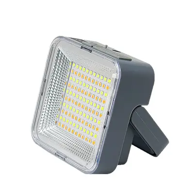 Solar LED Camping Lamp, USB Rechargeable Emergency Light for Power Outages