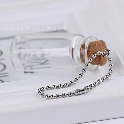 2.4 mm Etiket Zinciri DIY Takı Malzemesi Demir Boncuk Zincir