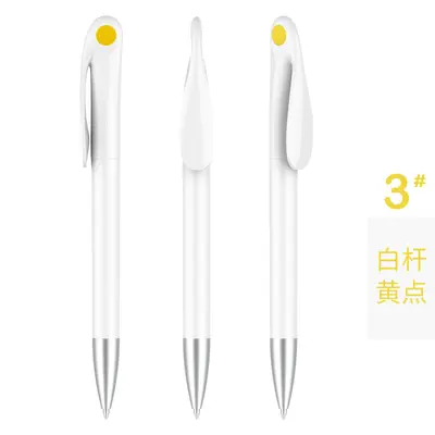 Plastic Black Ballpoint Pen, Promotional Pen with Printed Logo - 9