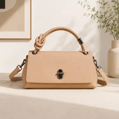 Women's Simple Small Square Shoulder Crossbody Bag, Casual - 7
