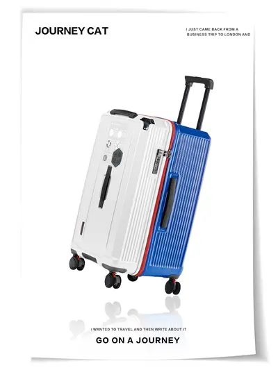 Reisekoffer mit Zahlenkombination für Herren, große Kapazität, leise Universal-Rollen, verstärkte Reißverschlüsse, Trolley-Tasche für Damen, 28 Zoll.