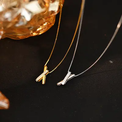 925 sterling silver necklace, niche design luxury accessory