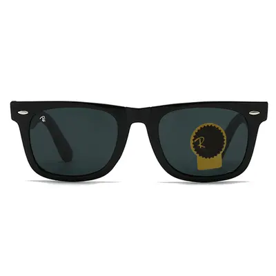 Glass Lens Square Frame Sunglasses Model 2140 - 7