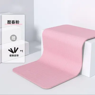 瑜伽垫男士健身家用防滑减震静音运动舞蹈锻炼隔音地垫子跳绳垫子 - 7