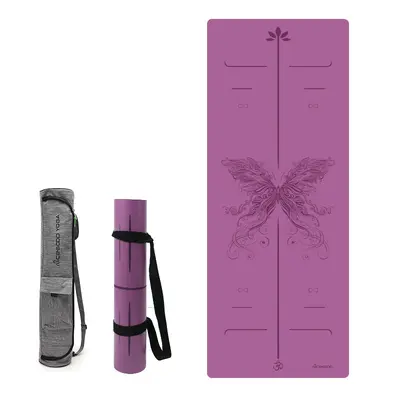 Silent PU rubber yoga mat, non-slip, thickened, widened - 11