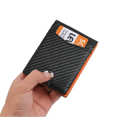 New Men's Ultra-Thin Wallet European and American Minimalist Casual Dollar Clip Card Holder Money Clip Wallet Factory In-Stock