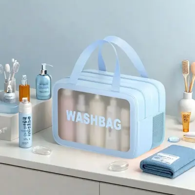 Leichte wasserdichte Kulturtasche mit mehreren Fächern für Reisen