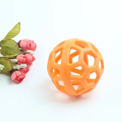 Bite-Resistant Pet Toy Balls with Geometric Hollow Design - 10