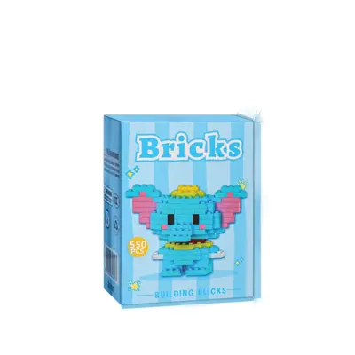 Building Block Toy Cartoon Figurine, Boys Educational Assembly