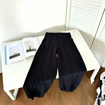 Lu high-waist wide-leg yoga pants lightweight soft comfortable - 4